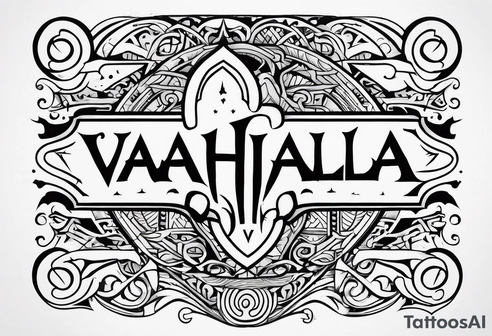 Valhalla tattoo idea