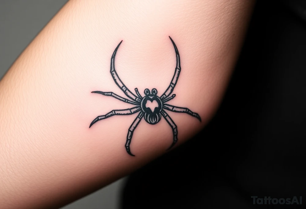 Spider tattoo idea