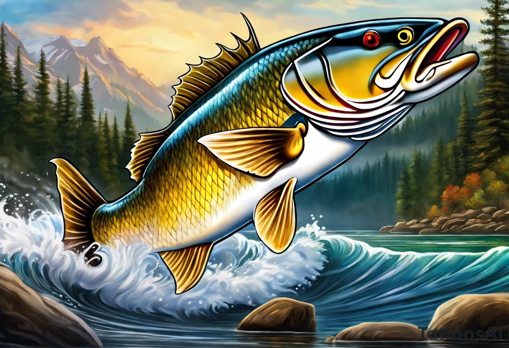 Walleye tattoo idea