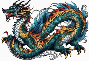 Japonese Dragon tattoo idea