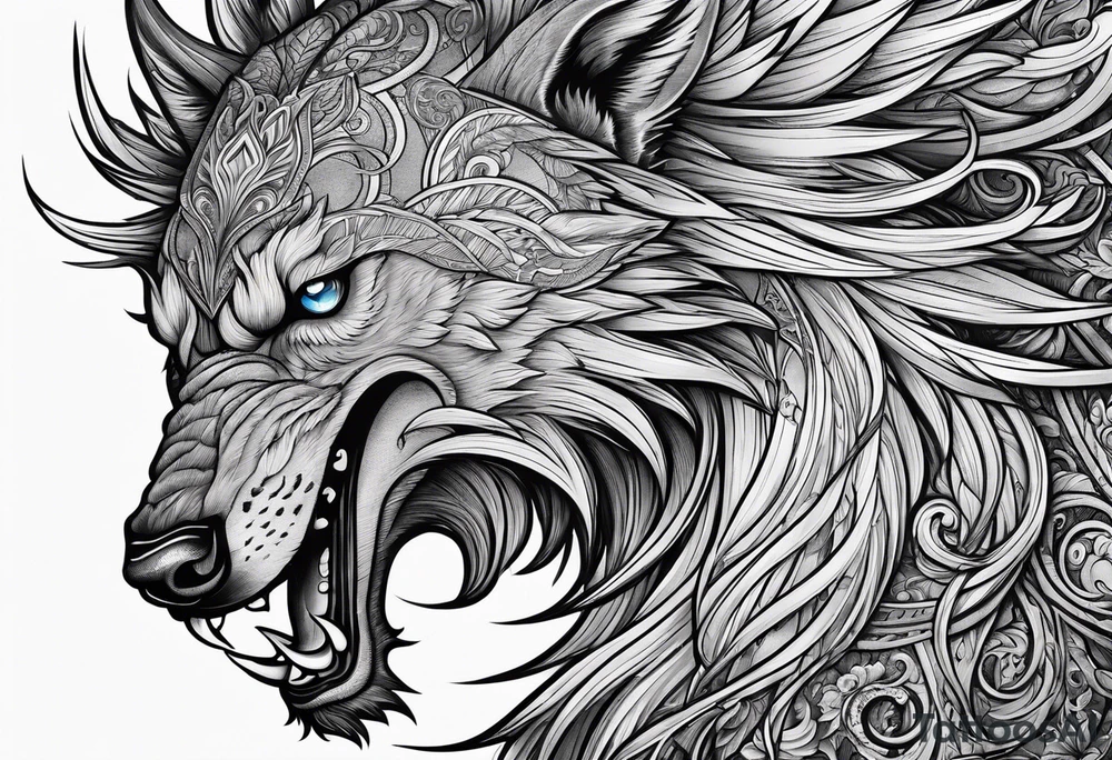 Books with fantasy creatures tattoo idea