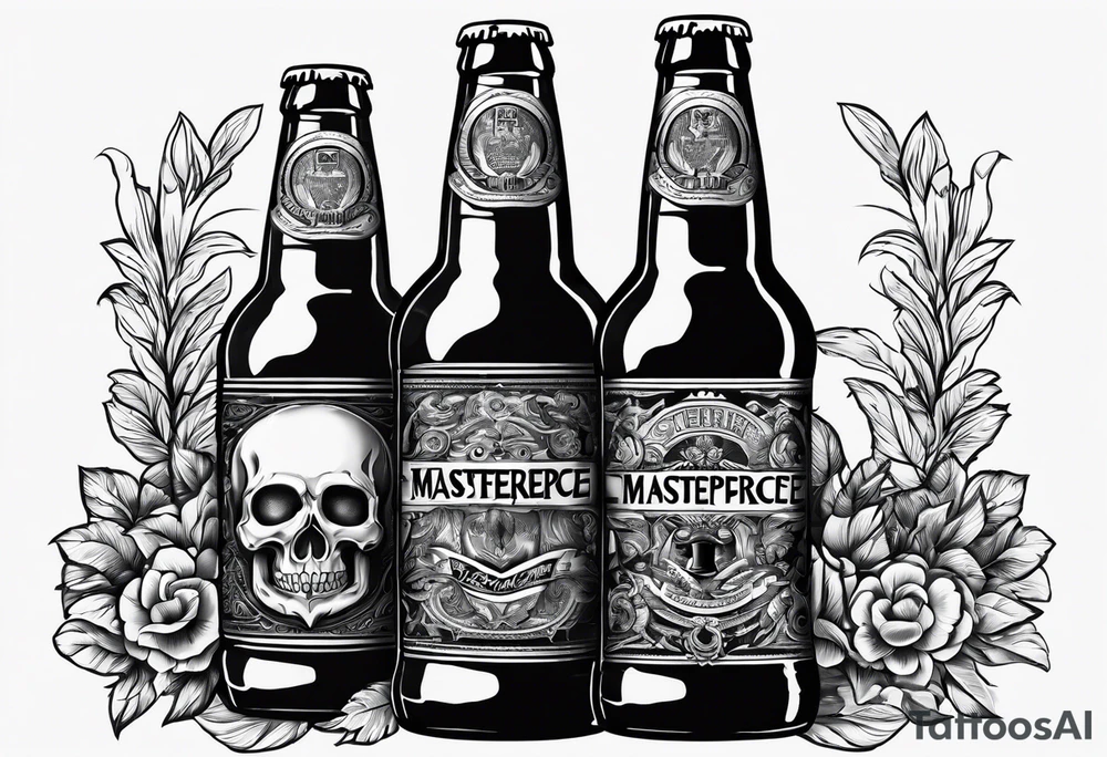 Beer Drinking 
Memorial Best Friends tattoo idea