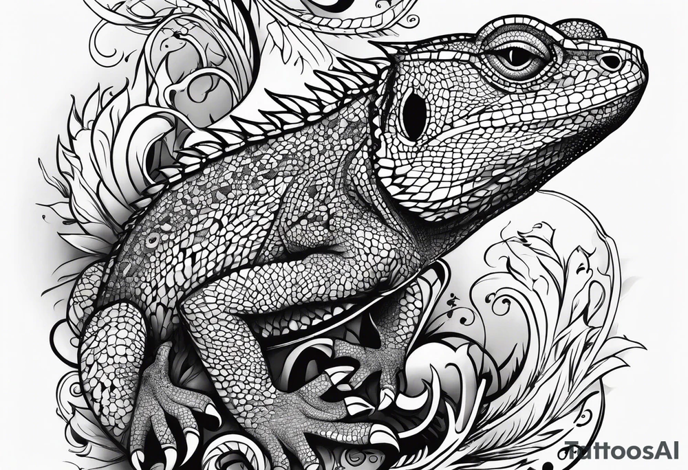 lizards tattoo idea