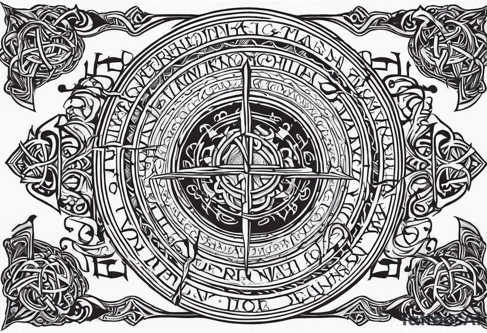 Viking death 
prayer tattoo idea