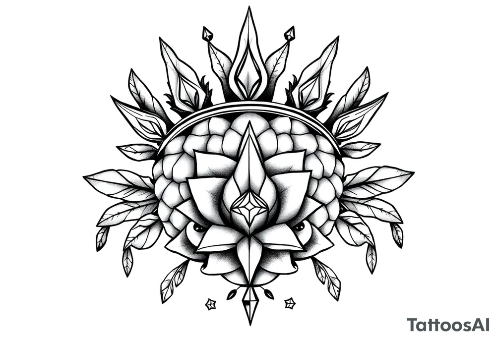 Majestic crown pineapple ,peach vagina,star anus ,diamonds tattoo idea Majestic crown pineapple ,peach vagina,star anus ,diamonds tattoo idea