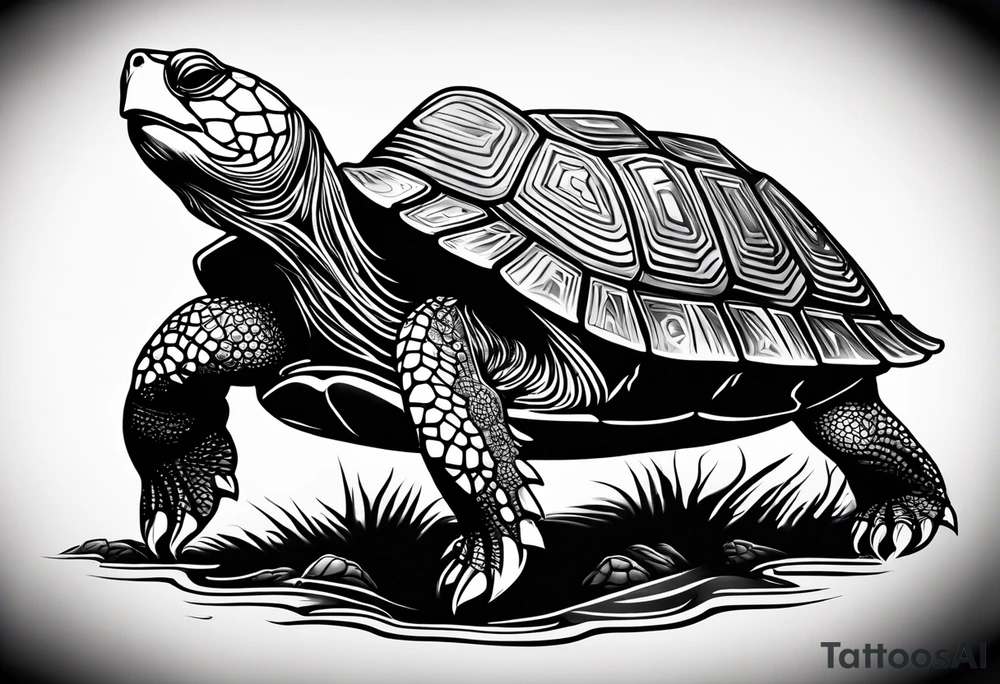 Turtle tattoo design tattoo idea