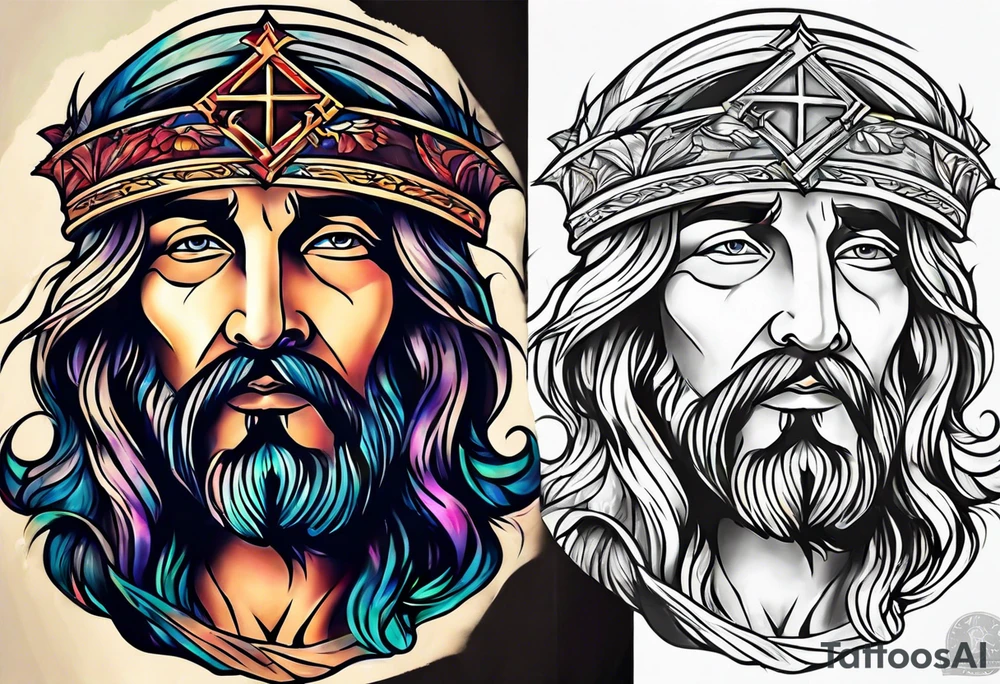 Jesus tattoo idea