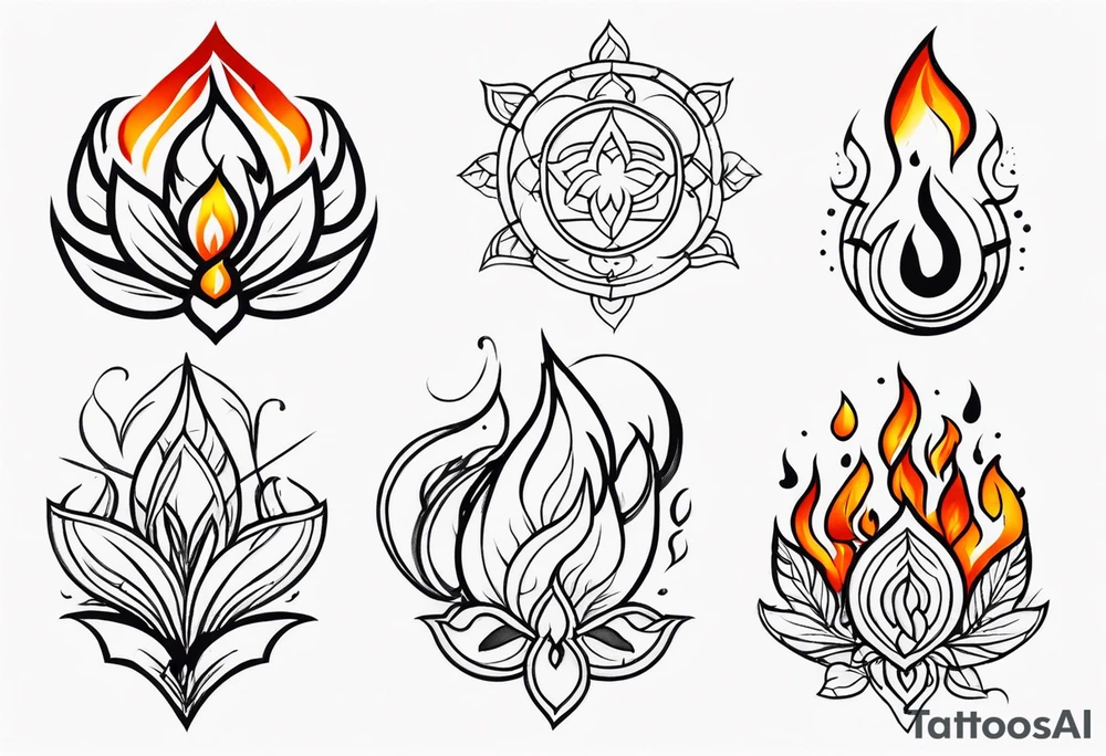 fire tattoo idea