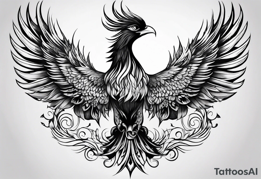 Phoenix tattoo idea