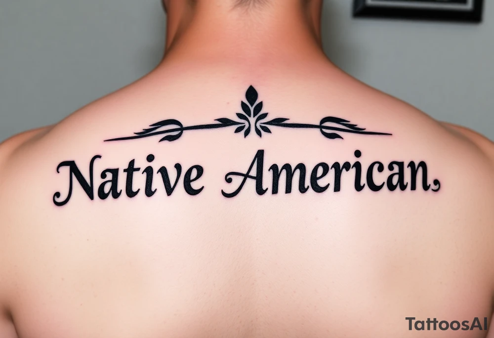 Native American themed tattoo idea