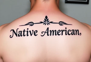 Native American themed tattoo idea