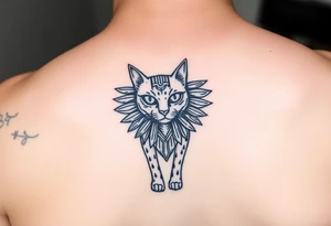 Egyptian cat tattoo idea