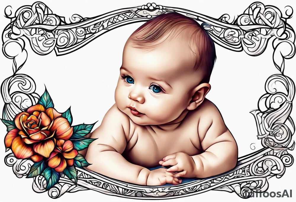 Tattoo inscription Baby tattoo idea