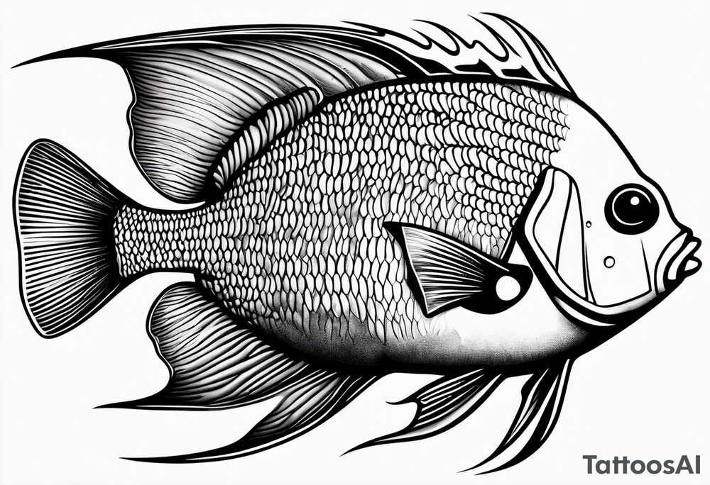 Angelfish tattoo idea