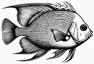 Angelfish tattoo idea