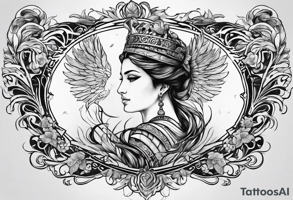 greek back tattoo tattoo idea