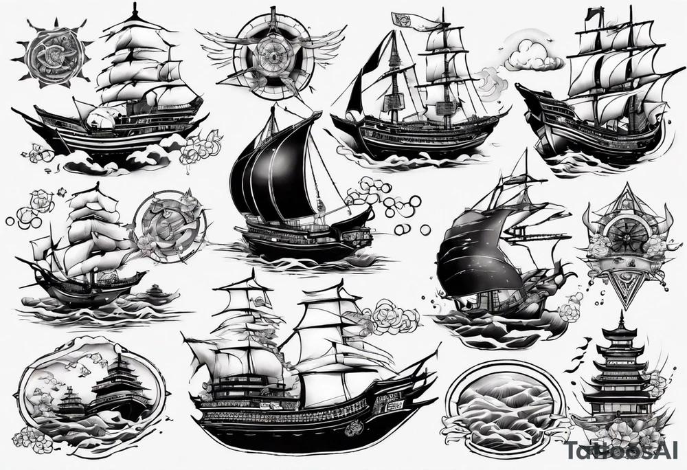 ships tattoo idea