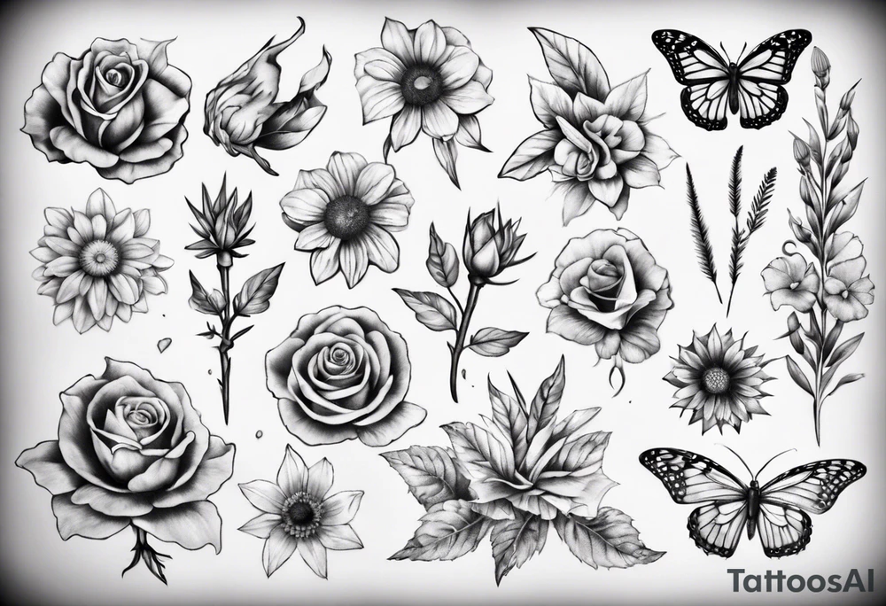 Garden tattoo idea