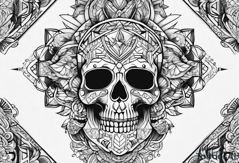 caffeine structure tattoo idea