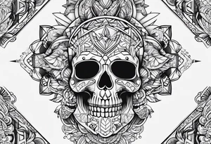 caffeine structure tattoo idea
