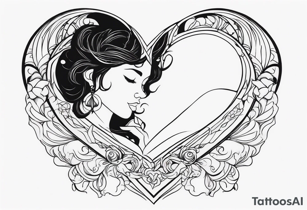 l , 8  , self love tattoo idea