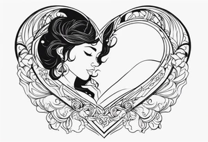 l , 8  , self love tattoo idea