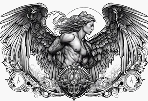 archangel michiel, christian tattoo idea