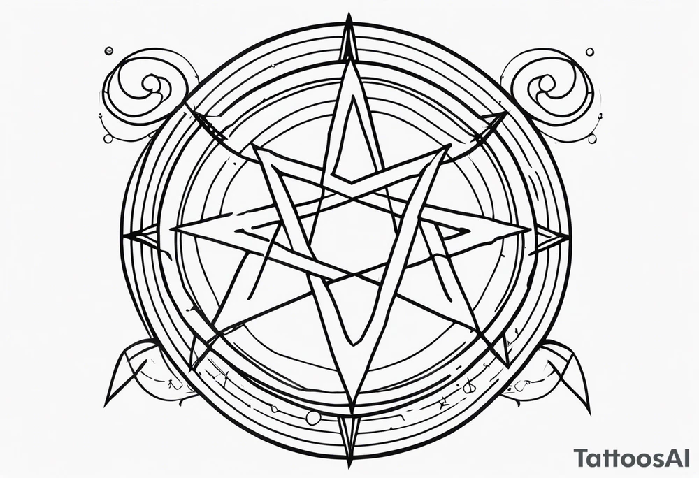 Witchy tattoo idea