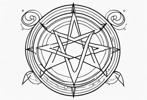 Witchy tattoo idea