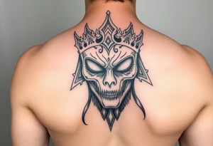 The king in yellow's pallid mask tattoo idea