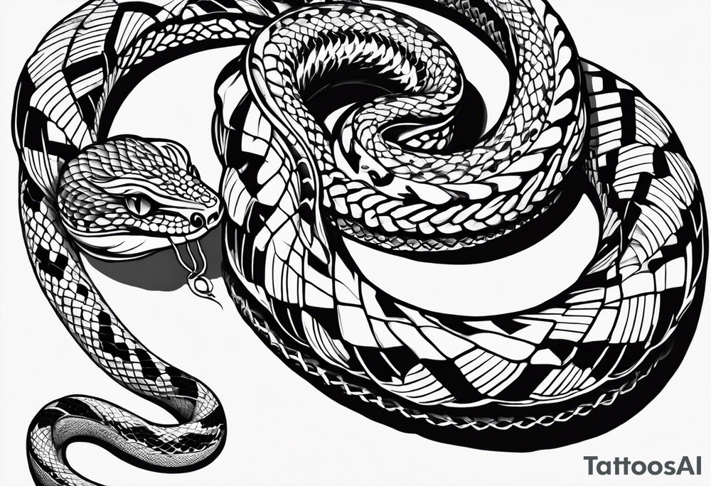snake fast slithering from above simple tattoo idea snake fast slithering from above simple tattoo idea