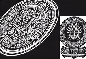 Valhalla  shield tattoo idea