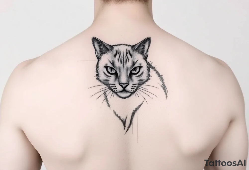 Black Cat tattoo idea