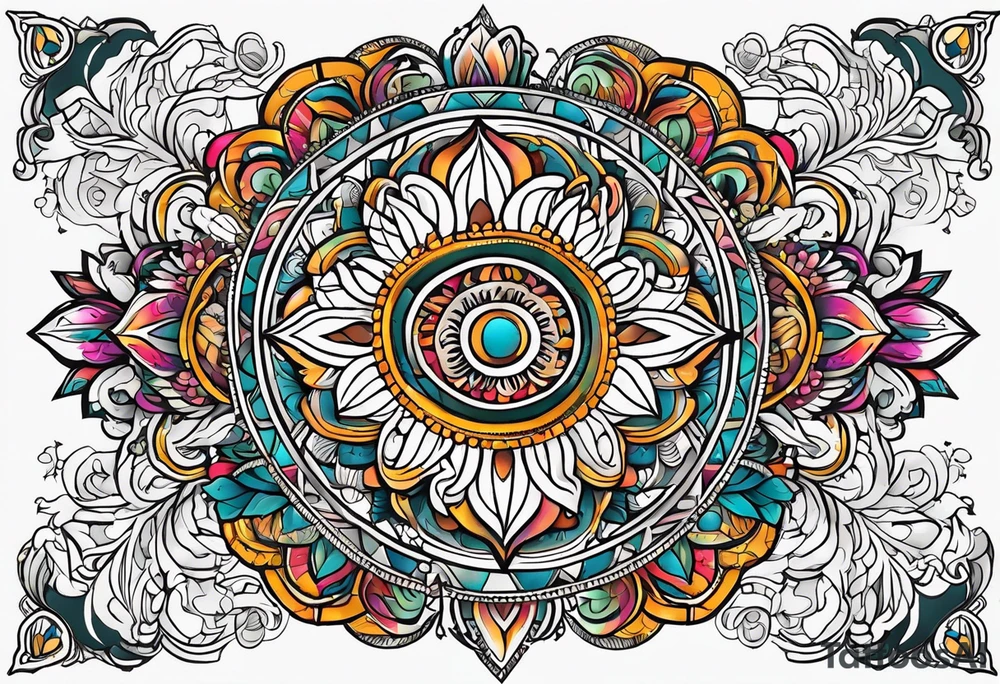 ayurvedic medicine and pursuit of health based knowledge tattoo idea