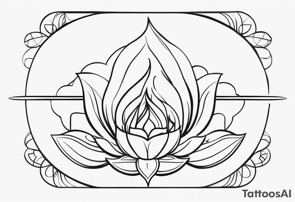 design a tattoo in concept of karma tattoo idea