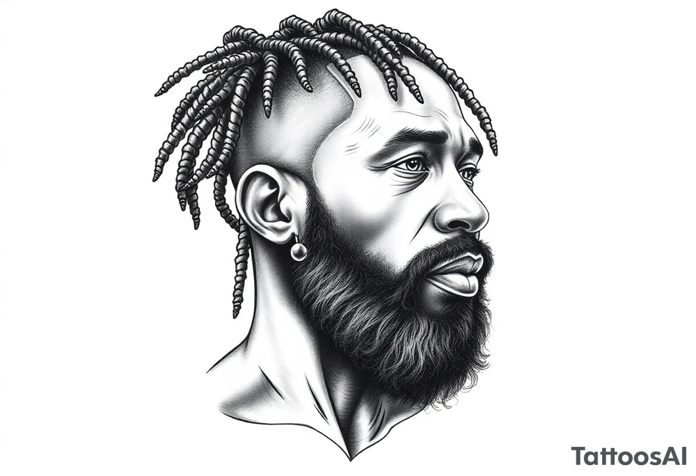 Strong black men , locs, Aquarius, older brother, family, money, health, wealth, Ottawa tattoo idea