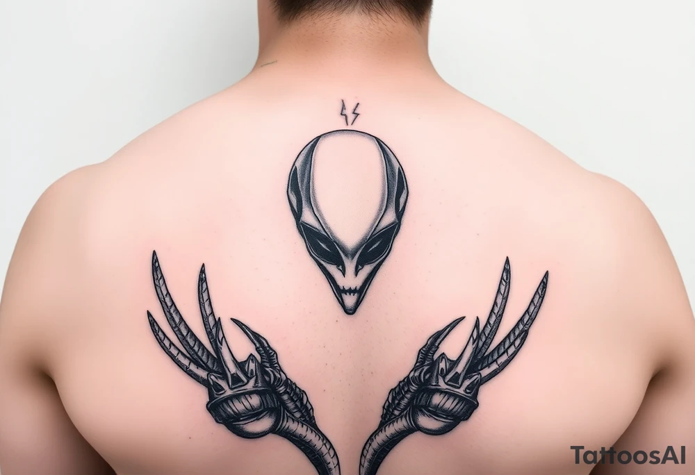 Aliens, drugs, and sex tattoo idea