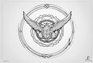 discipline consistency tattoo idea