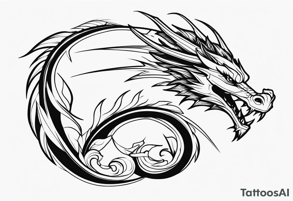 dragon tattoo idea