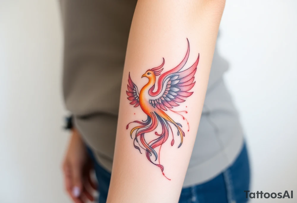 Phoenix tattoo idea