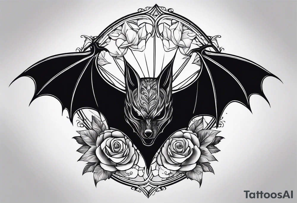bats tattoo idea