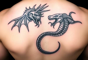 Father dagon and mother hydra tattoo idea