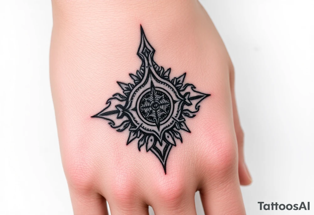 "In God's Hand" tattoo idea