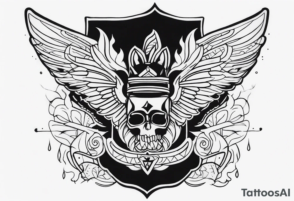 Chest tattoo tattoo idea