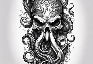 tentacles realism sleeve tattoo idea
