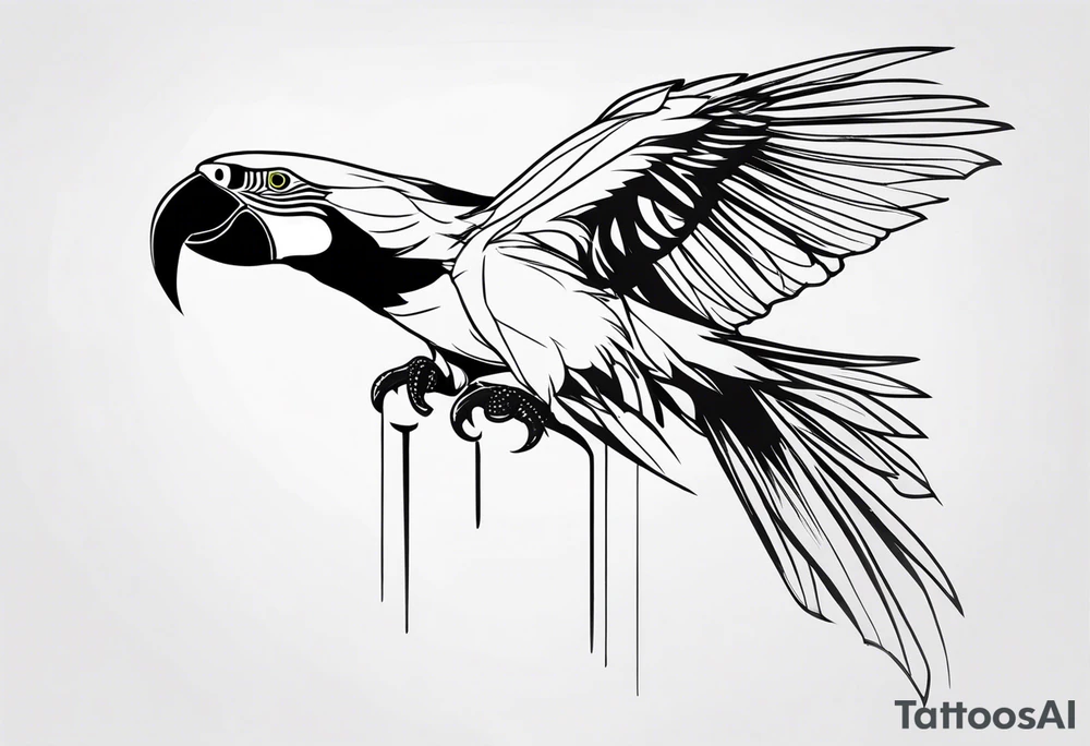 Macaw tattoo idea
