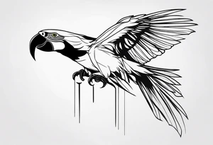 Macaw tattoo idea