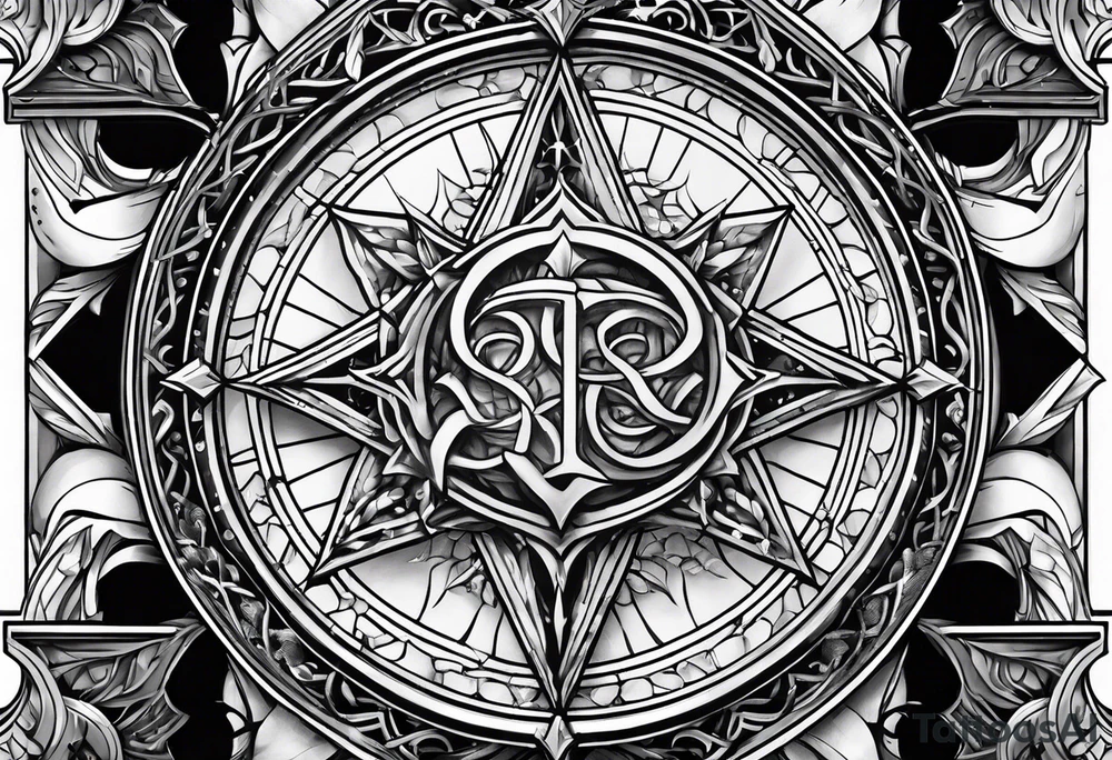 The symbol of Matthias in the bible tattoo idea