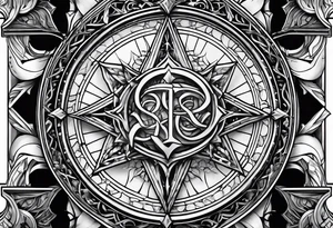 The symbol of Matthias in the bible tattoo idea