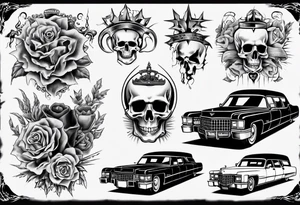 1973 Cadillac hearse
L tattoo idea